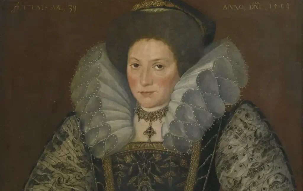 English School Portrait of a Lady (1599). Sotheby's, sale L15035, lote 498