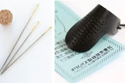 materiales especificos para bordar sashiko