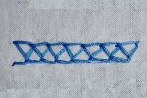 Punto Cadena Doble (Double Chain Stitch)