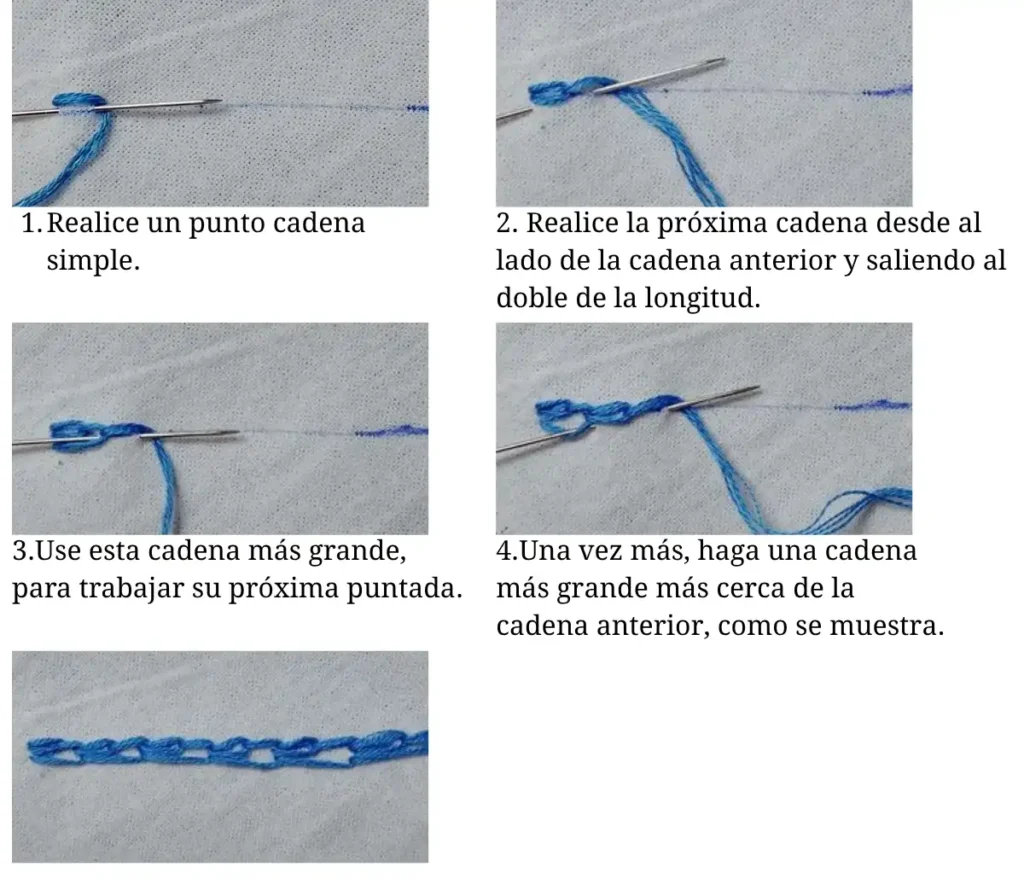 Punto de Cadena de Conchas