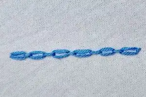 Punto Cadena de Cable (Cable Chain Stitch)