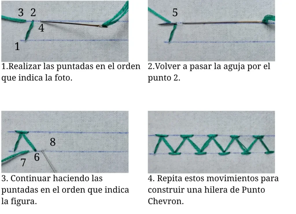 Punto Chevron (Chevron Stitch)