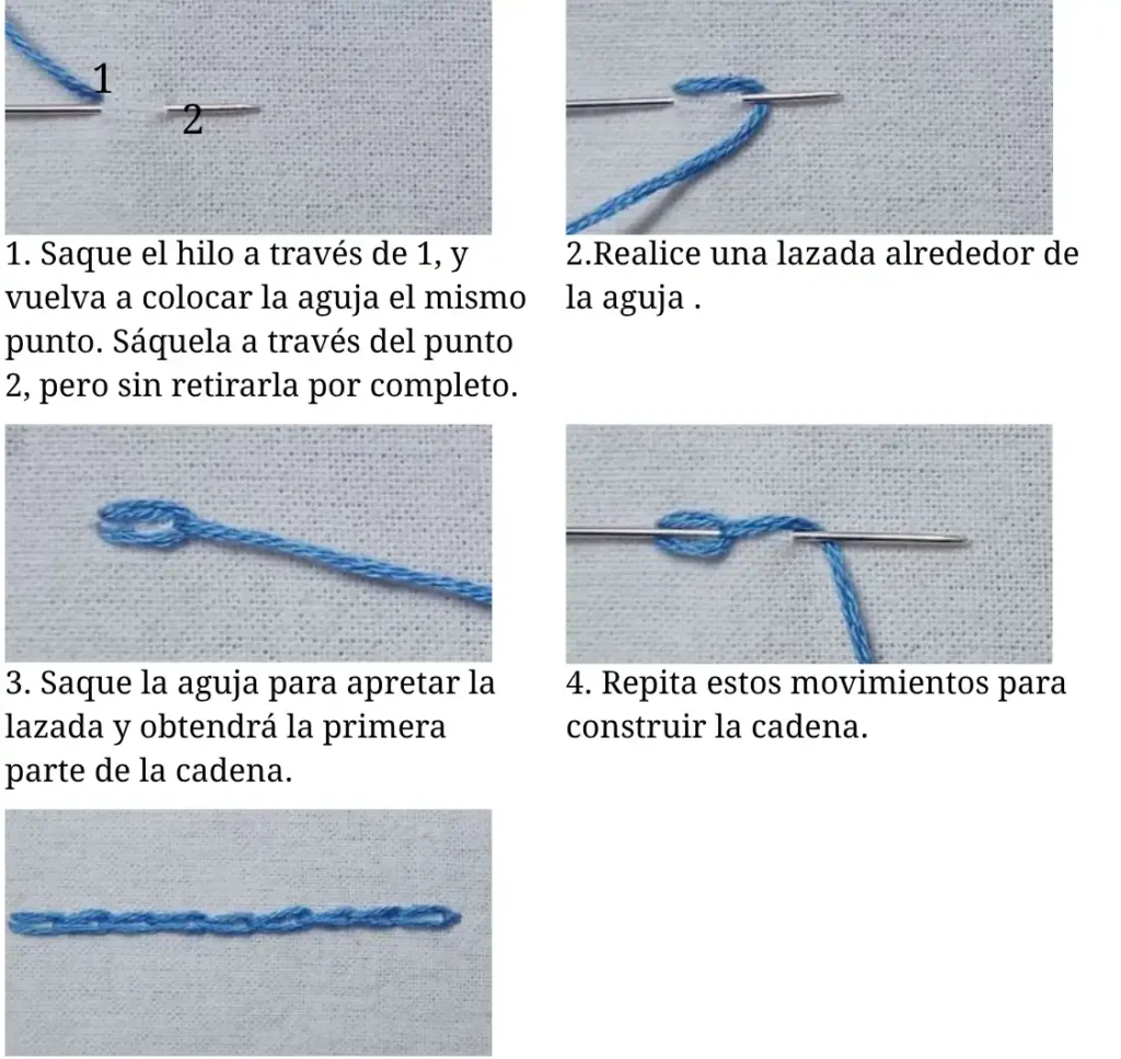 Punto Cadena (Chain Stitch)