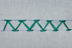 Punto Chevron (Chevron Stitch)