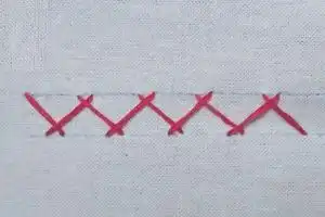 Punto Escapulario (Herringbone Stitch)