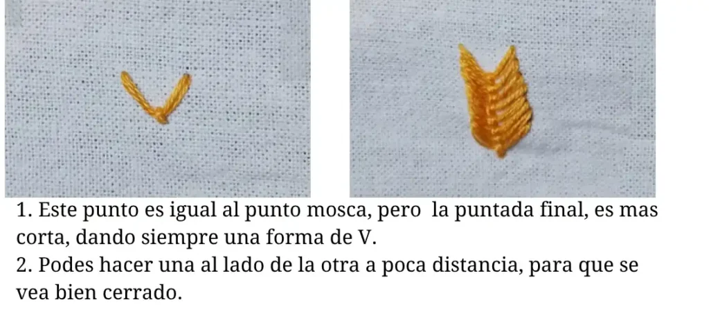 punto mosca cerrado