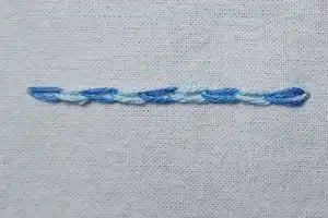 Punto Cadena Mágica (Chequered Chain Stitch)