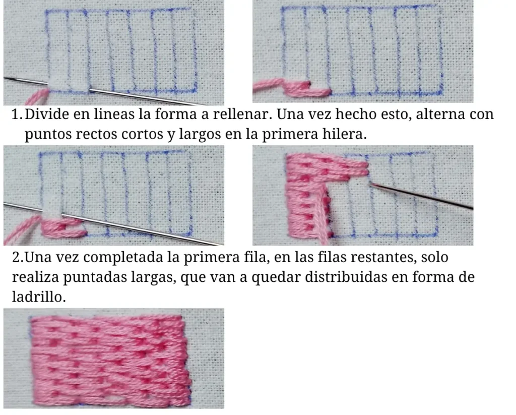 Punto ladrillo (Brick Stitch)