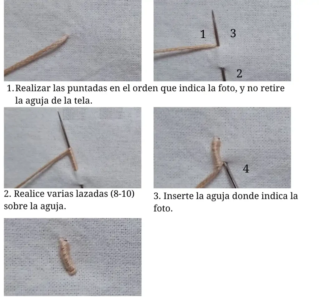 Nudo de Bullion - Bullion Knot