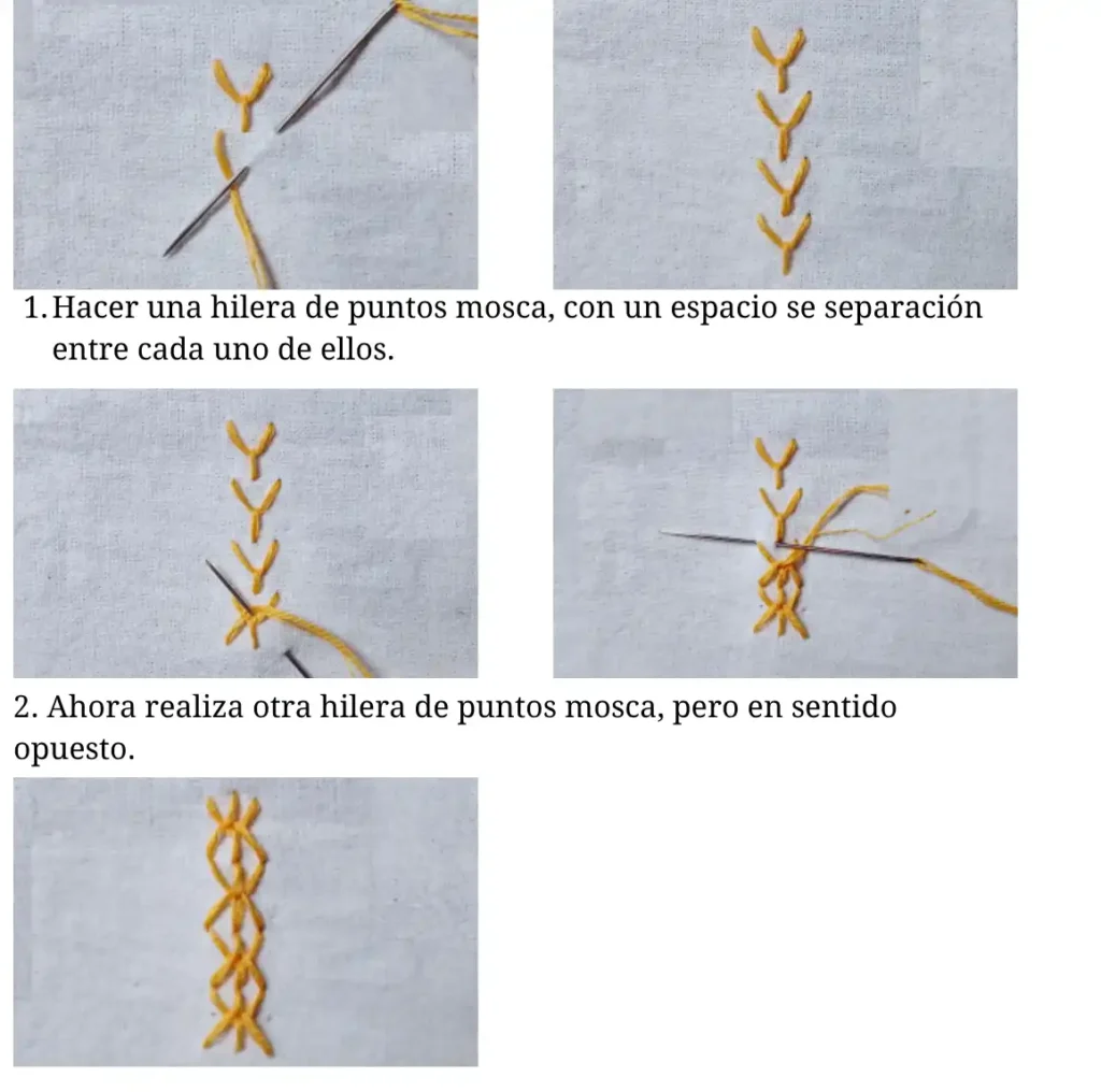 Punto mosca reverso