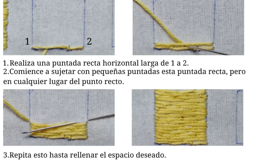 Puntada de Convento (Convent Stitch)
