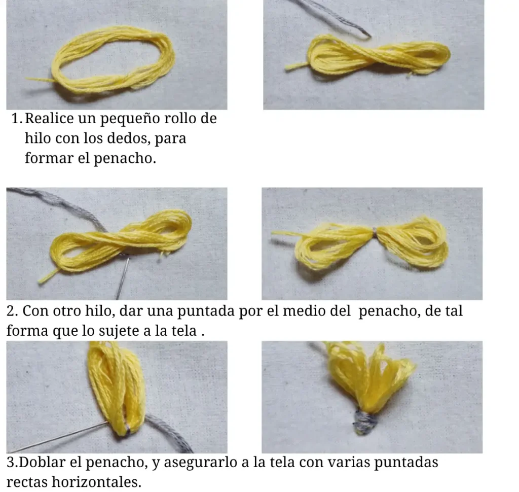 Punto Penacho (Turf Stitch)
