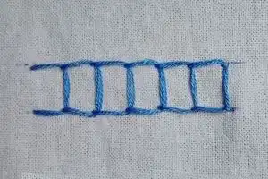 Punto Cadena Abierta (Open Chain Stitch)