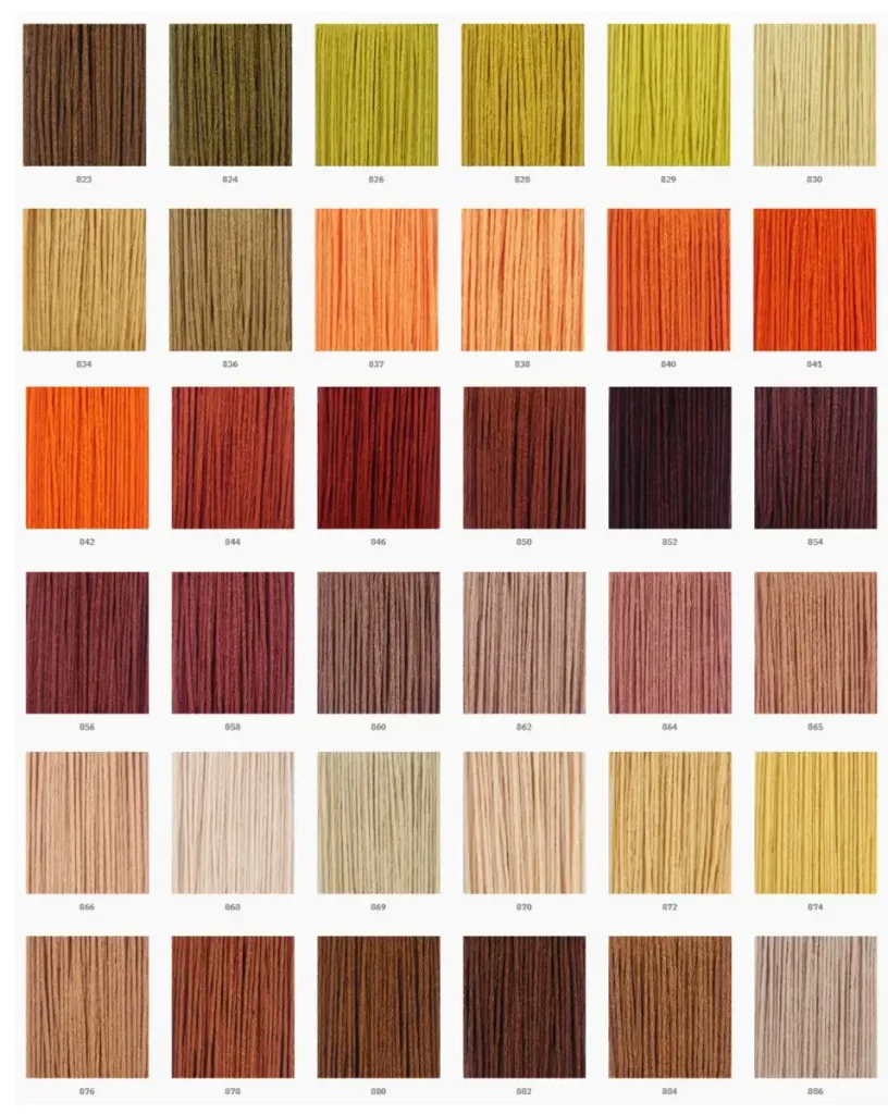 Carta de Colores de Hilos Maxi Mouliné