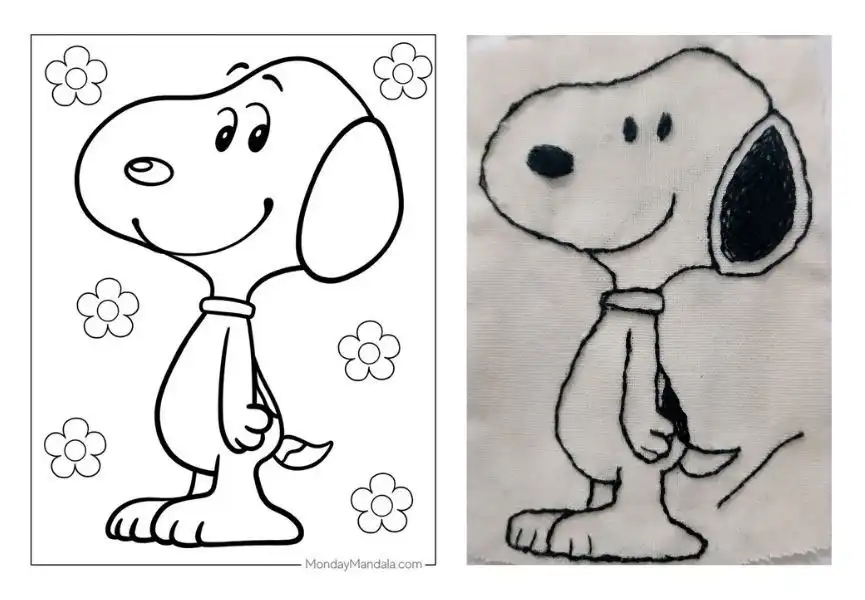 Bordado de Snoopy