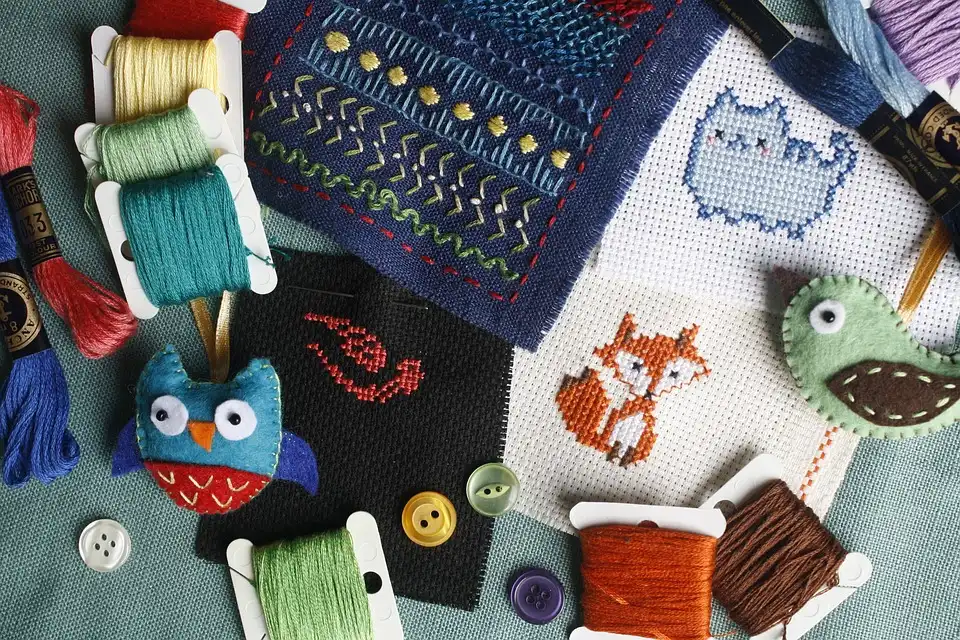 materiales para aprender a bordar