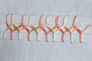 Punto Creta Doble (Double Cretan Stitch)