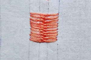 Punto Creta Cerrada (Cretan Stitch Closed)