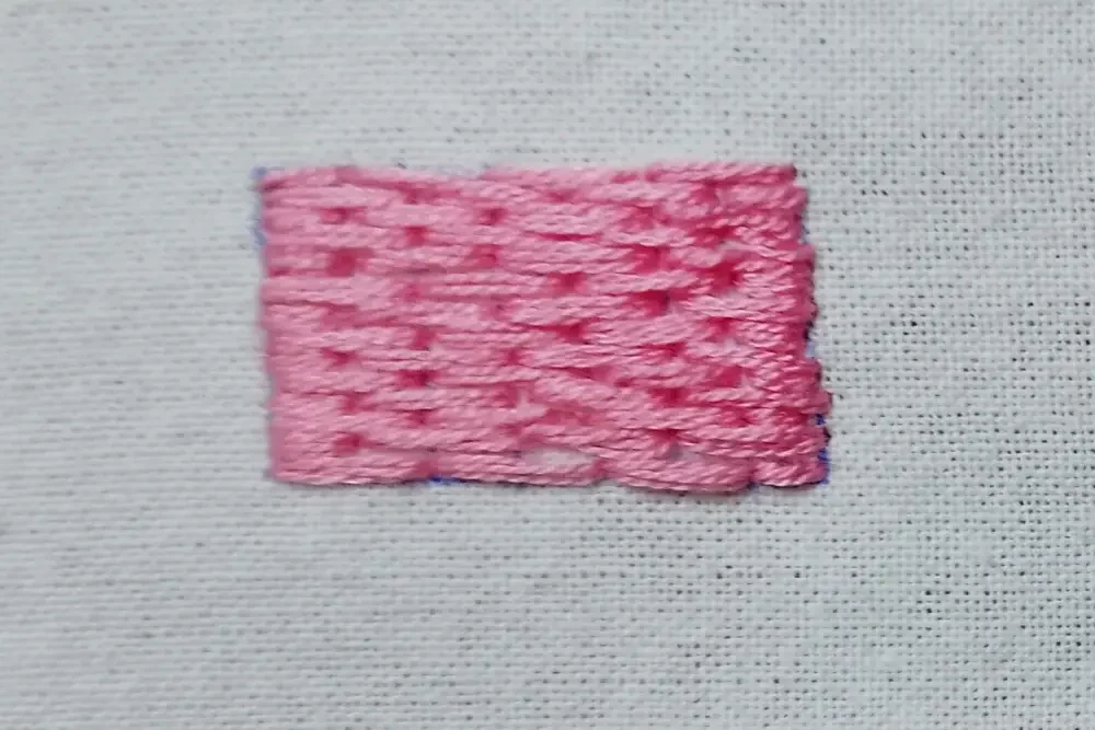 Punto ladrillo (Brick Stitch)
