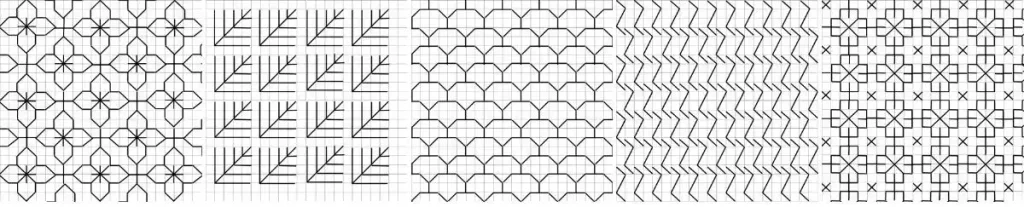 Patrones para Blackwork