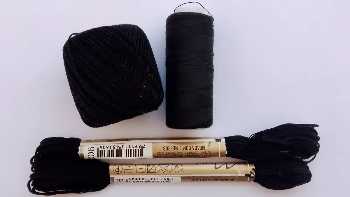 Hilos para blackwork