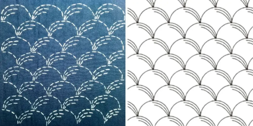 Patrón Sashiko Nowaki