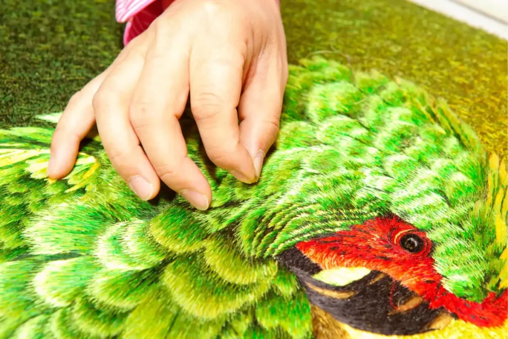 Técnica de Needle Painting
