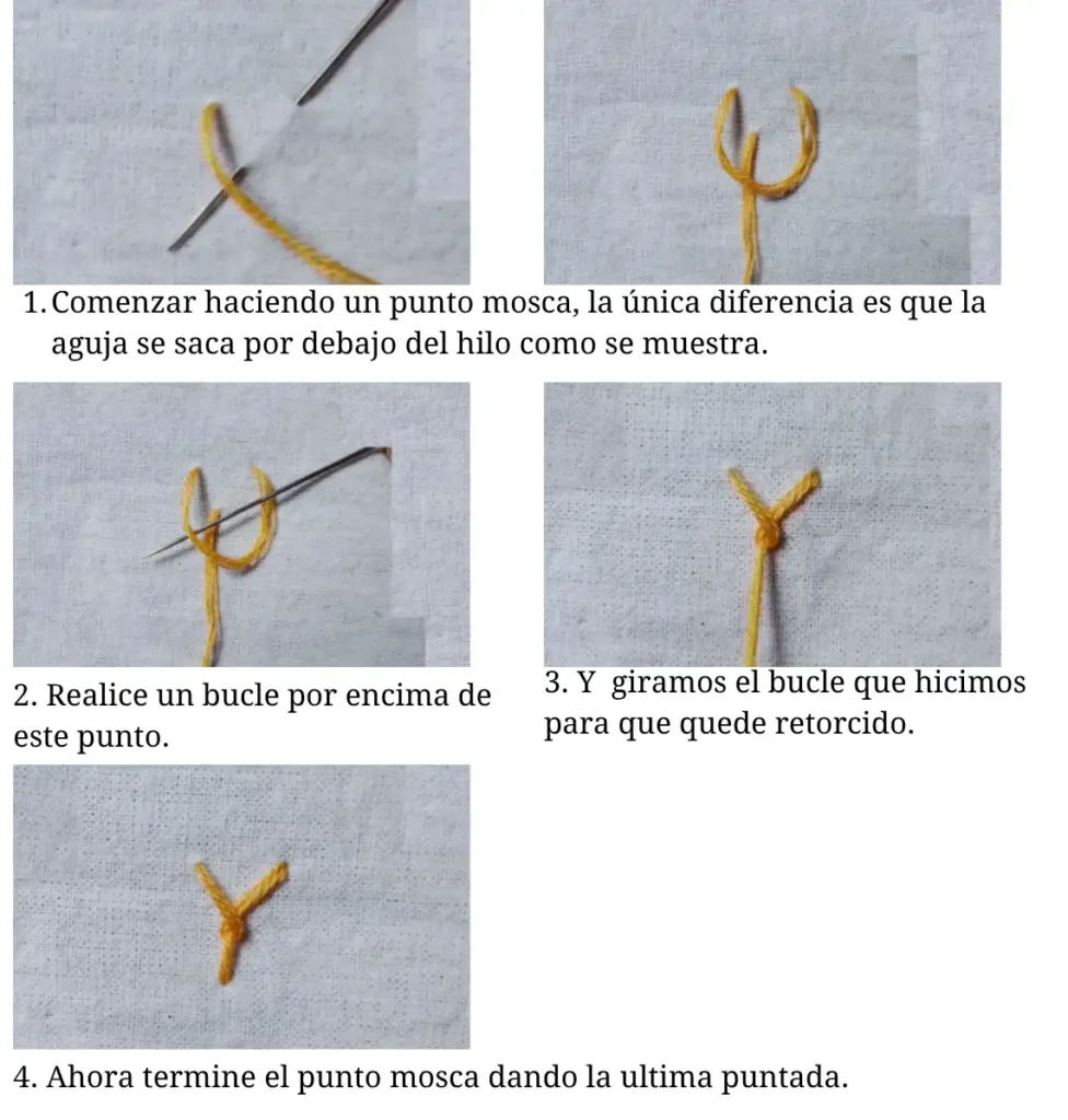 Punto mosca retorcido