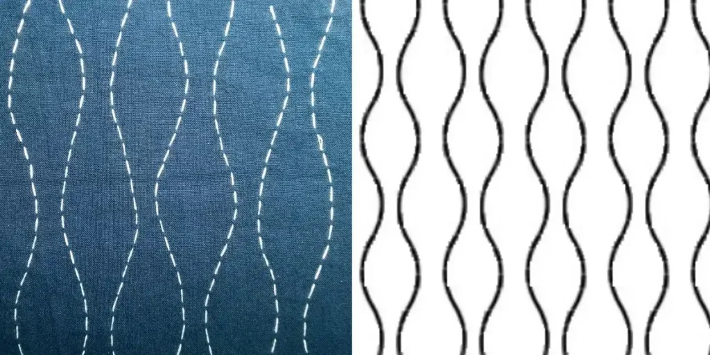 Patrón Sashiko Tatewaku
