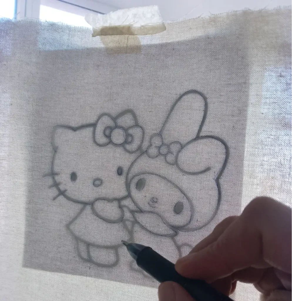 trasnferencia de diseño a la tela